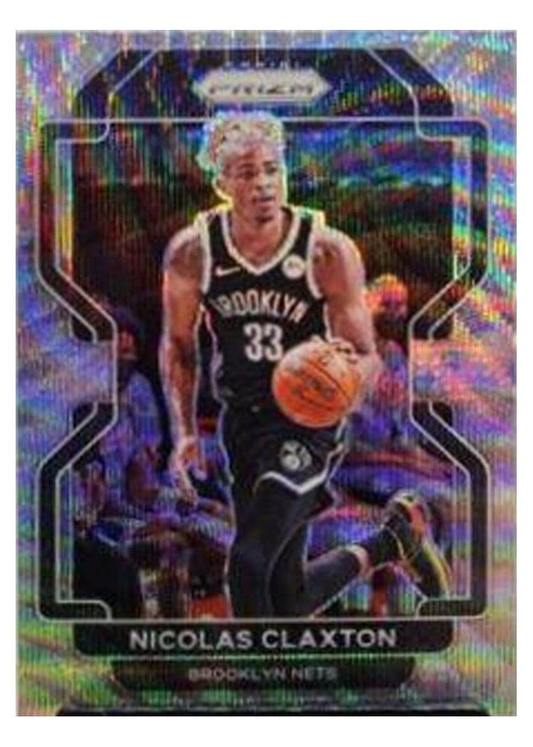 2021-22 Panini Prizm Base Set Nicolas Claxton #38 card