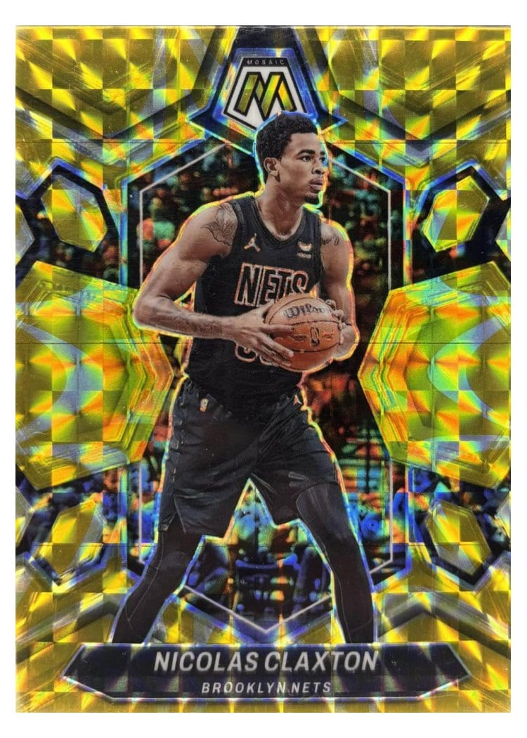 2023-24 Panini Mosaic Base Set Nicolas Claxton #179 card