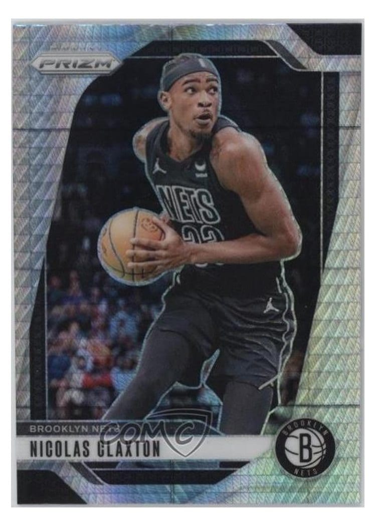 2024-25 Panini Prizm Base Set Nicolas Claxton #38 card