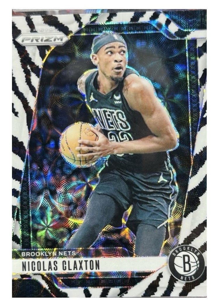 2024-25 Panini Prizm Base Set Nicolas Claxton #38 card