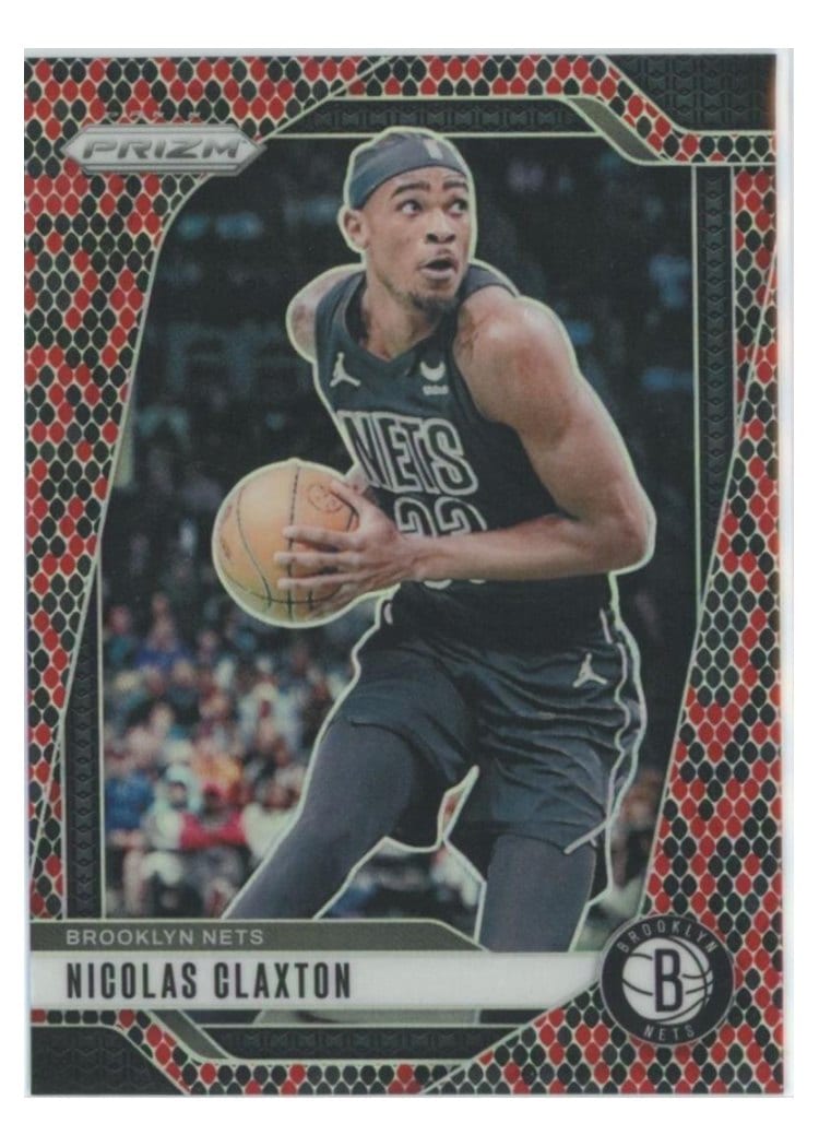 2024-25 Panini Prizm Base Set Nicolas Claxton #38 card
