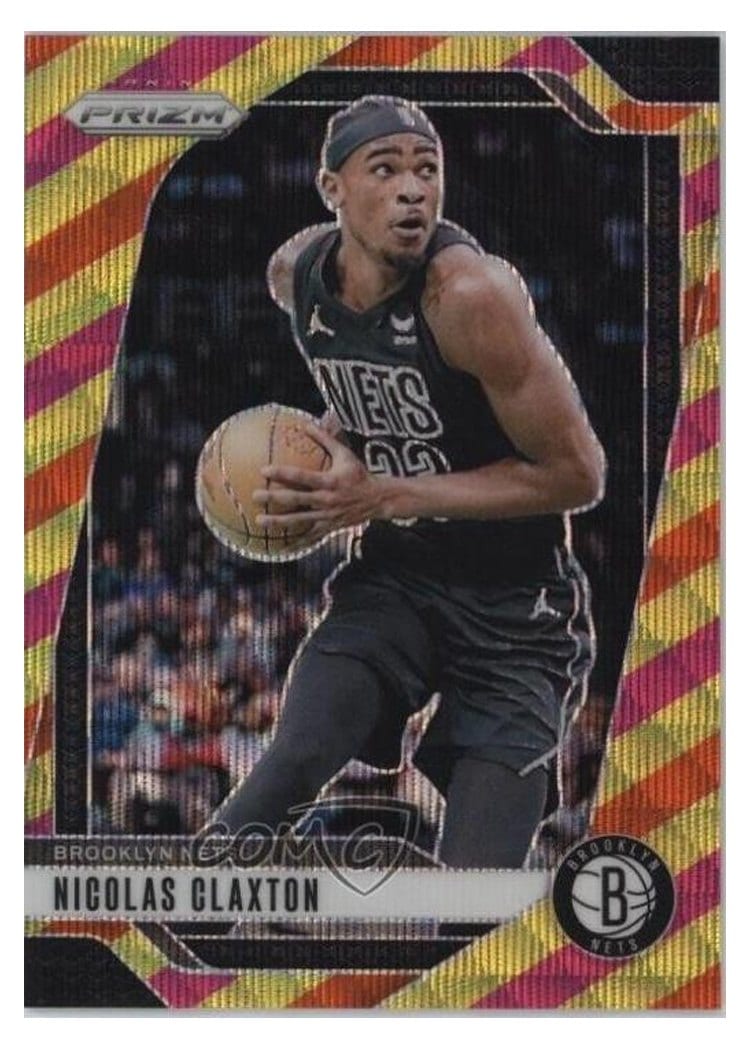 2024-25 Panini Prizm Base Set Nicolas Claxton #38 card