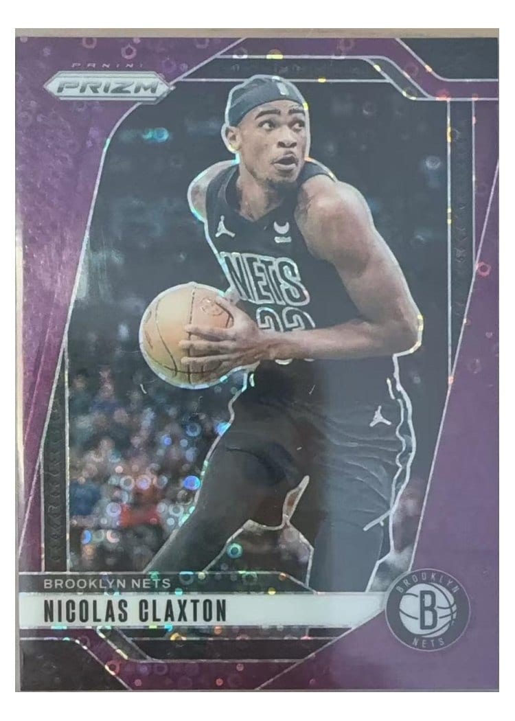 2024-25 Panini Prizm Base Set Nicolas Claxton #38 card