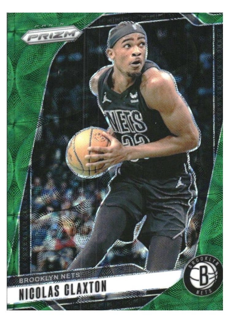 2024-25 Panini Prizm Base Set Nicolas Claxton #38 card