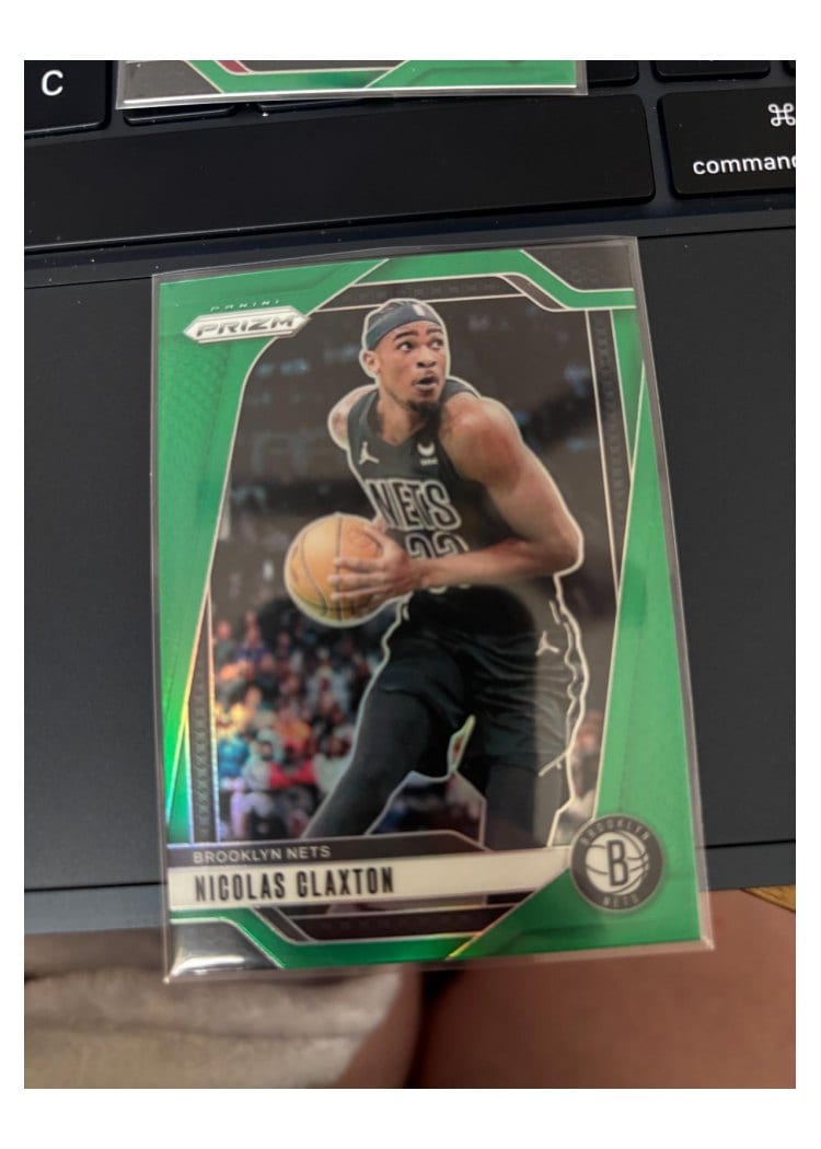 2024-25 Panini Prizm Base Set Nicolas Claxton #38 card