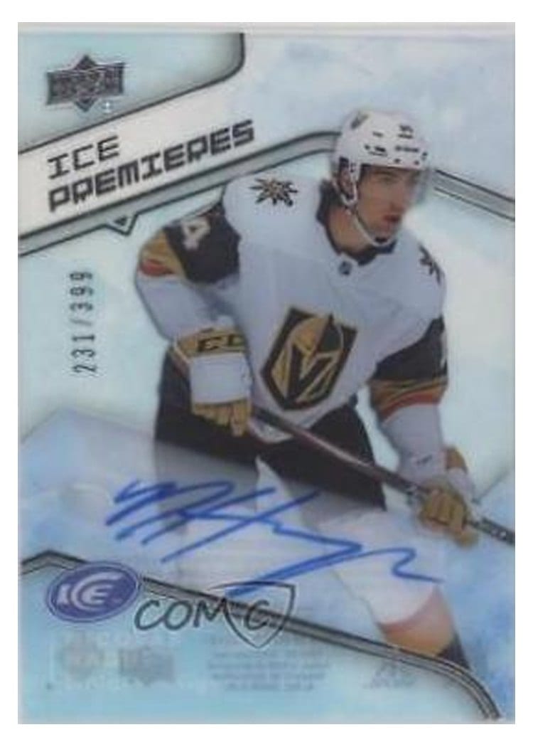 2021-22 Upper Deck Ice 2019 Update - Ice Premieres Autographs Nicolas Hague #IPA-NH