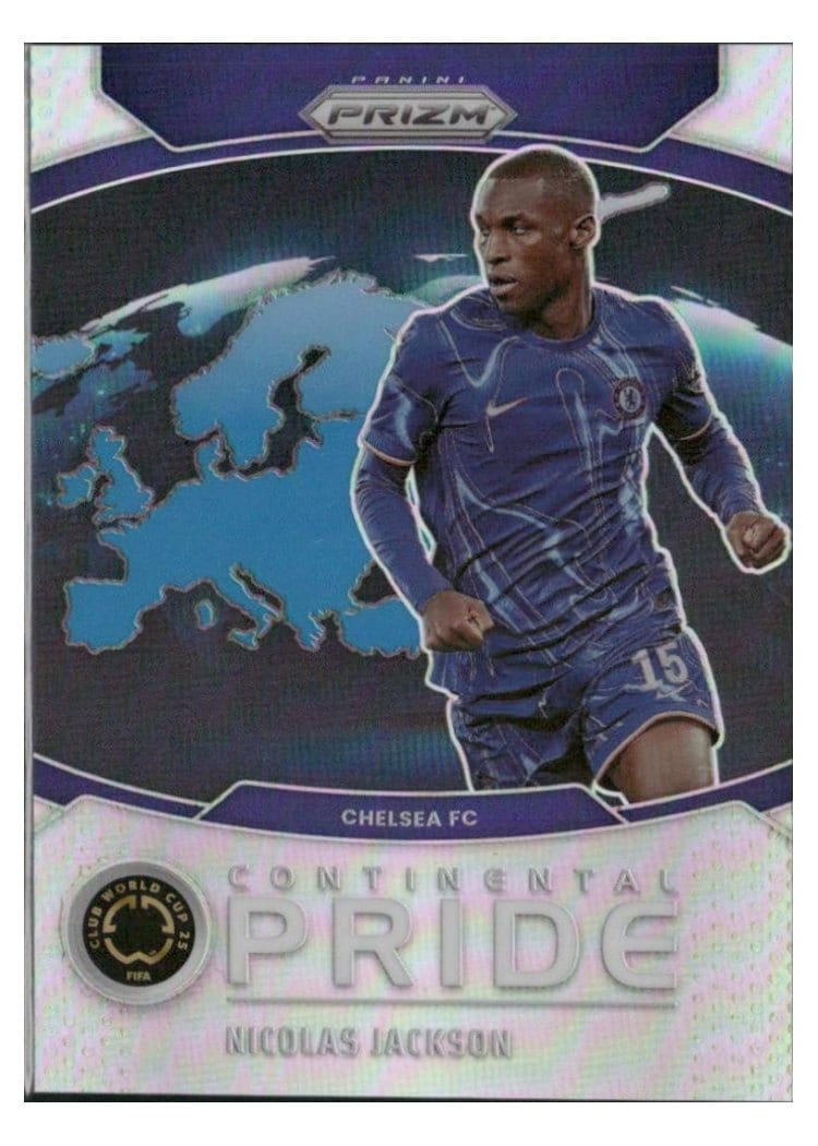 2025 Panini Prizm FIFA Club World Cup Continental Pride Nicolas Jackson #5 card