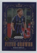 2025 Panini Prizm FIFA Club World Cup Pitch Crowns Nicolo Barella #9 card