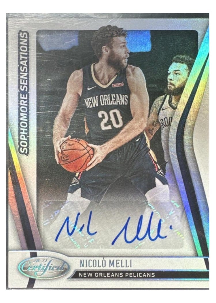 2020-21 Panini Certified Sophomore Sensations Autographs Nicolo Melli #SSA-NML card