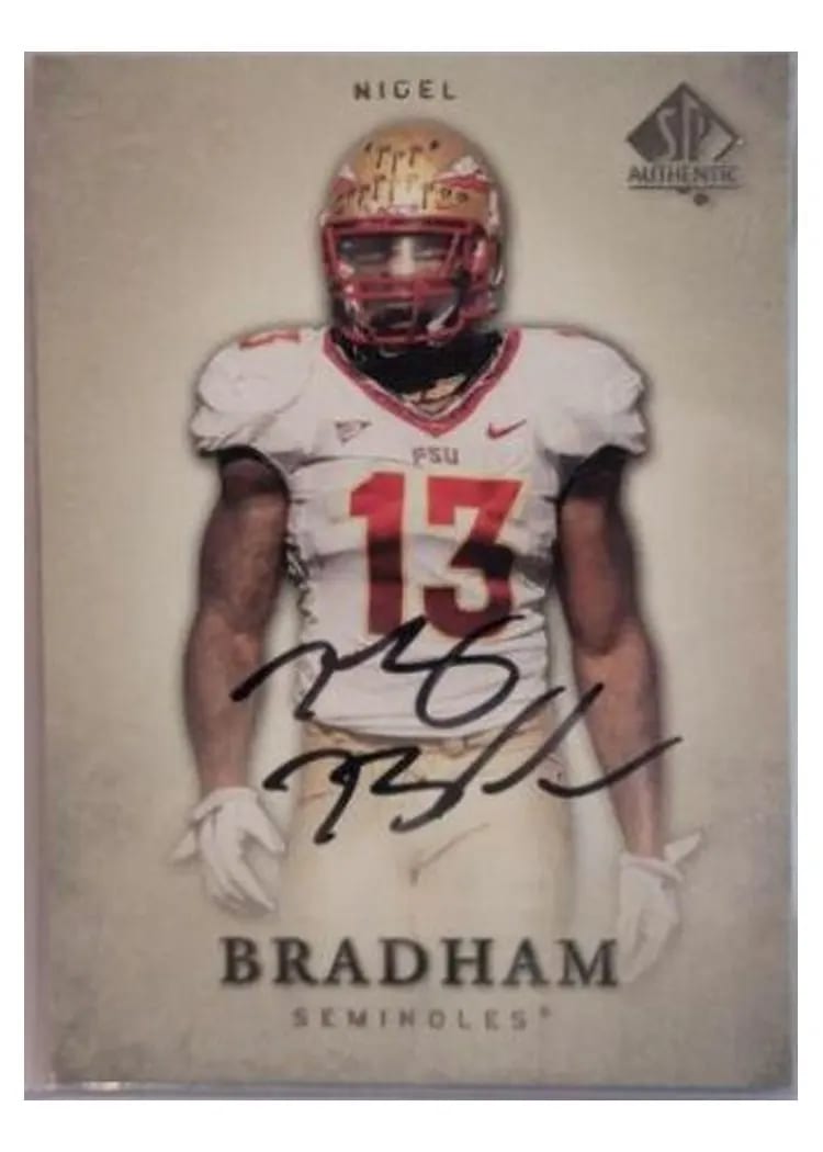 2012 SP Authentic Nigel Bradham #69 card