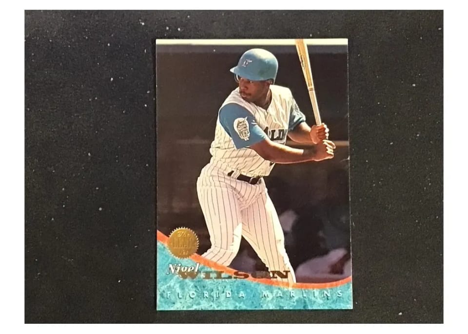 1994 Leaf nigel wilson #76 card