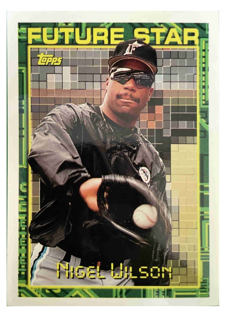 1994 Topps Base Set Nigel Wilson #341 card