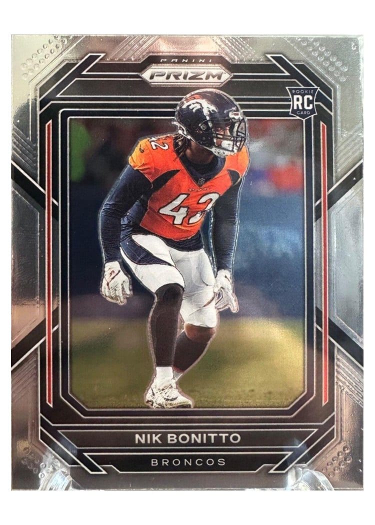 2022 Panini Prizm Base Set Nik Bonitto #398 card