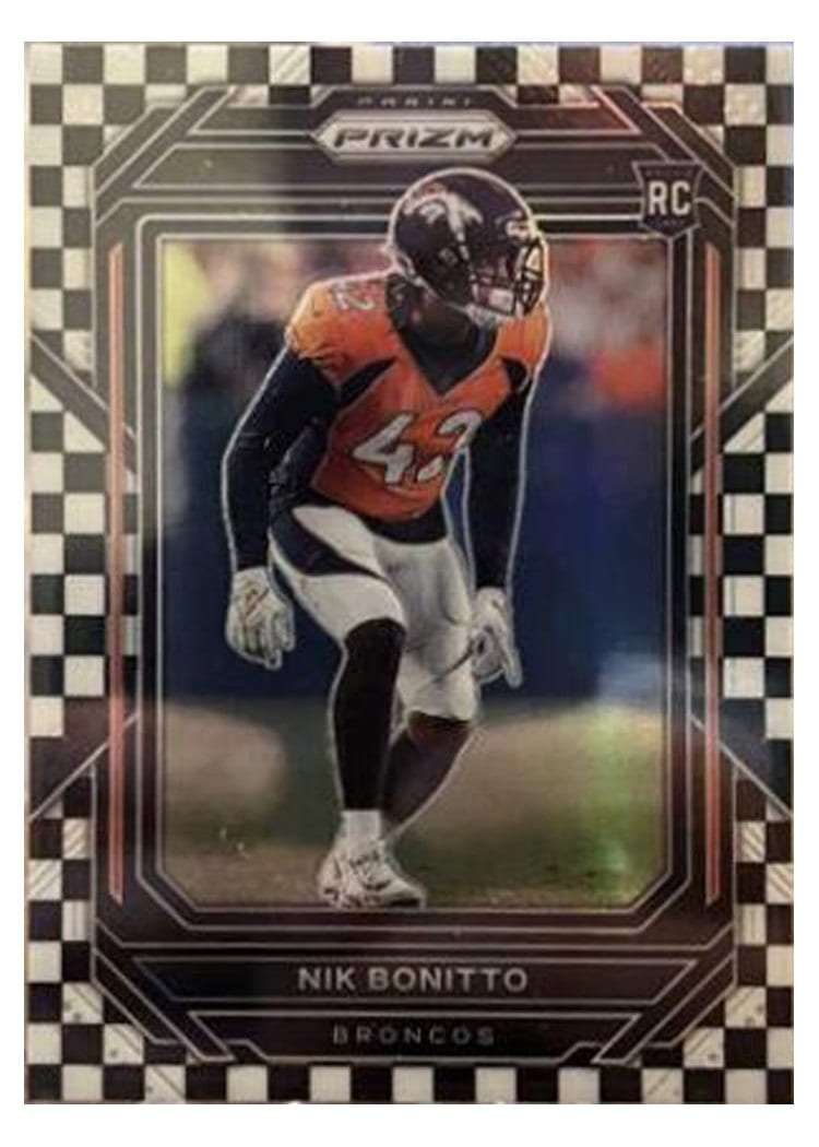 2022 Panini Prizm Base Set Nik Bonitto #398 card