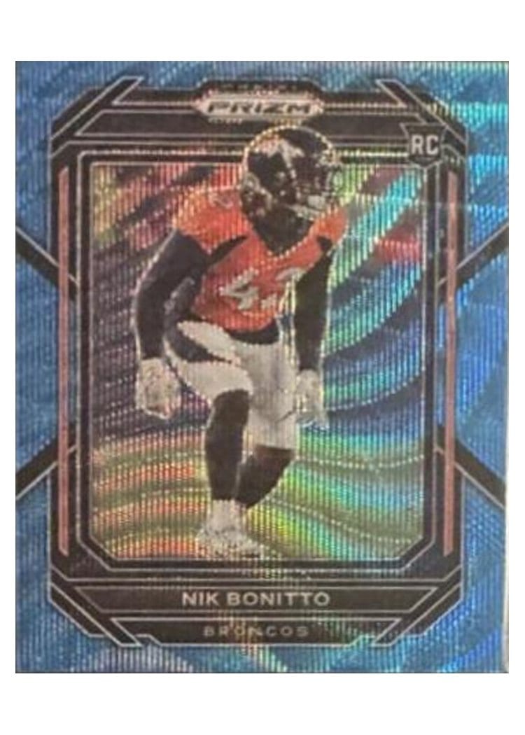2022 Panini Prizm Base Set Nik Bonitto #398 card