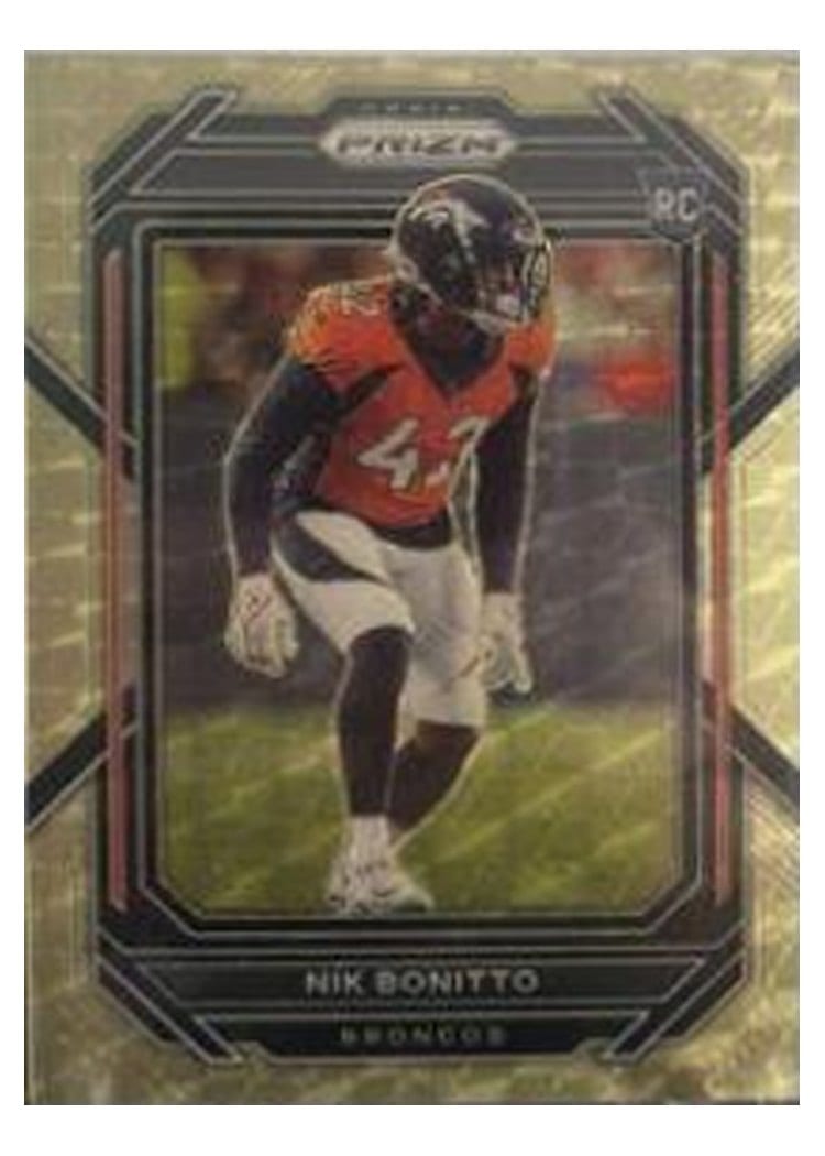 2022 Panini Prizm Base Set Nik Bonitto #398 card