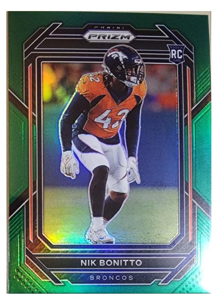 2022 Panini Prizm Base Set Nik Bonitto #398 card