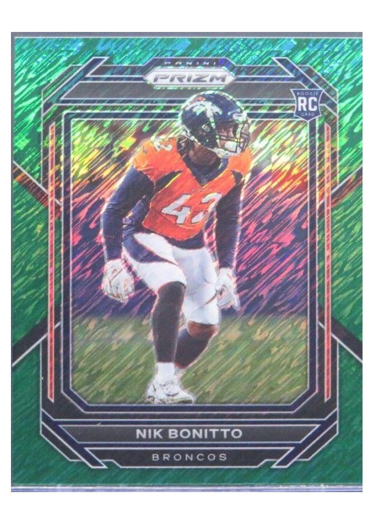 2022 Panini Prizm Base Set Nik Bonitto #398 card