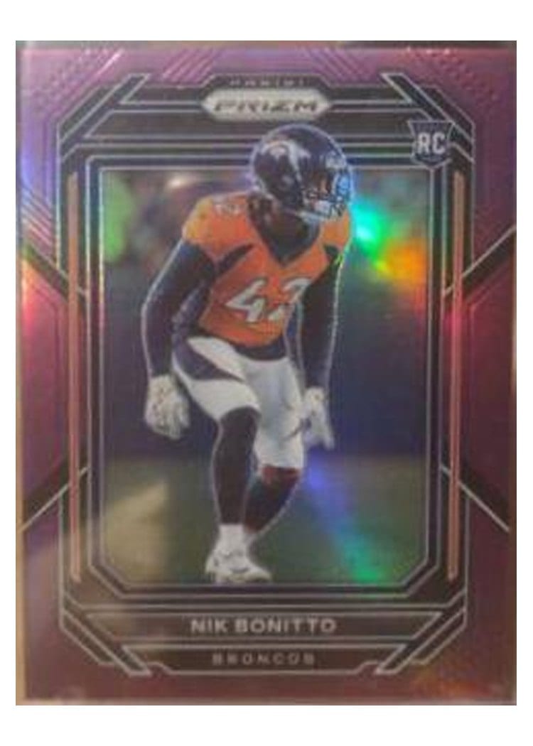 2022 Panini Prizm Base Set Nik Bonitto #398 card