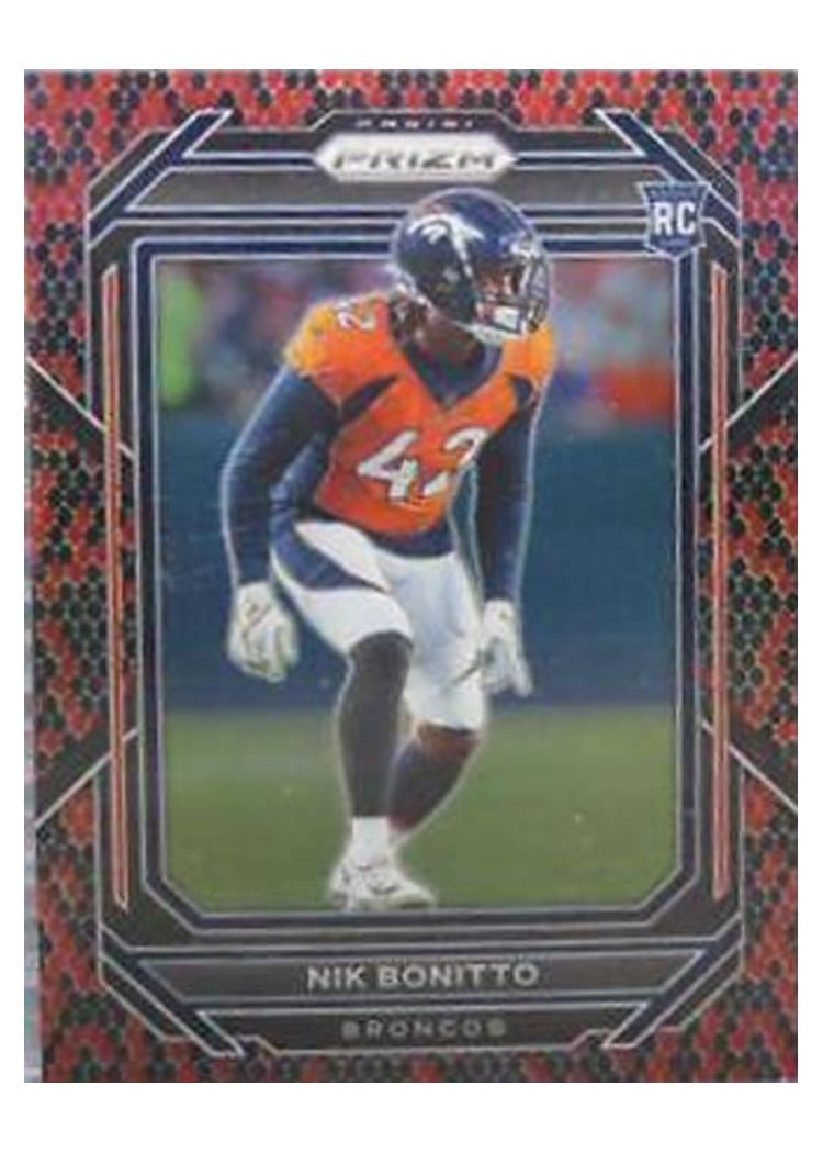 2022 Panini Prizm Base Set Nik Bonitto #398 card