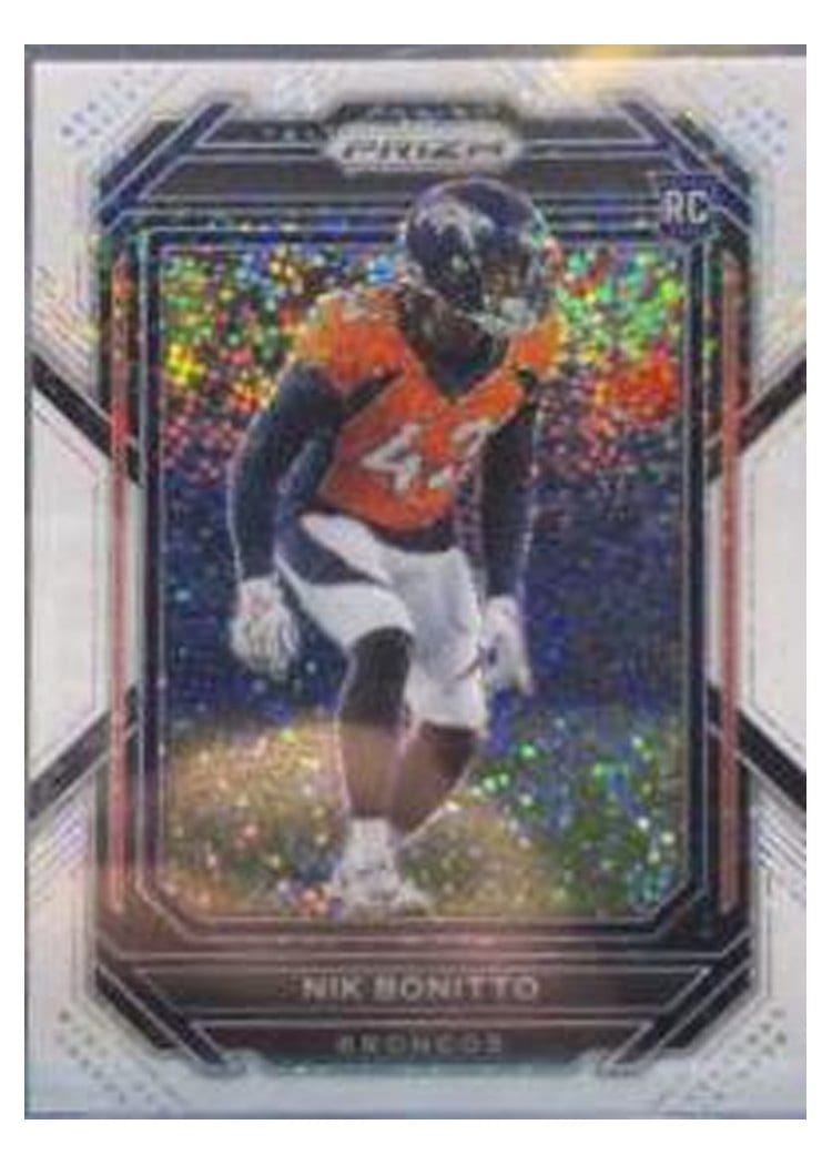 2022 Panini Prizm Base Set Nik Bonitto #398 card