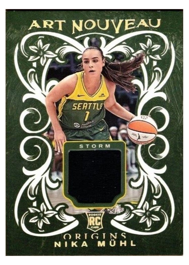 2024 Panini Origins WNBA Art Nouveau Memorabilia Nika Muhl #AN-NKM card
