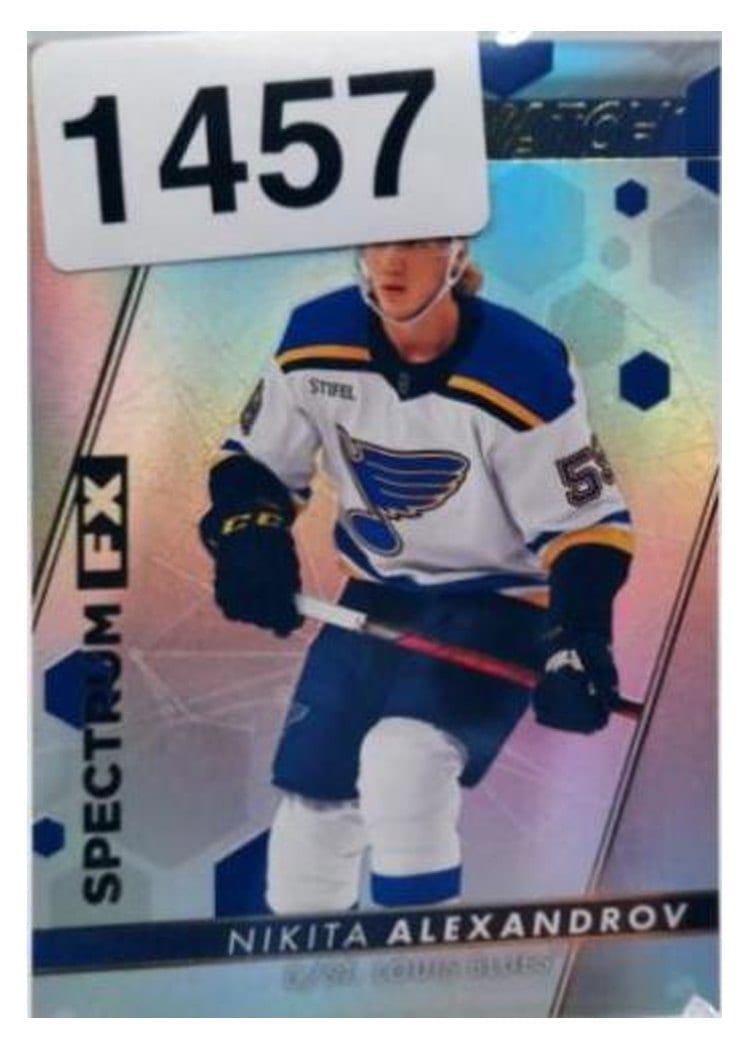 2022-23 SP Authentic Spectrum FX Nikita Alexandrov #S-42 card