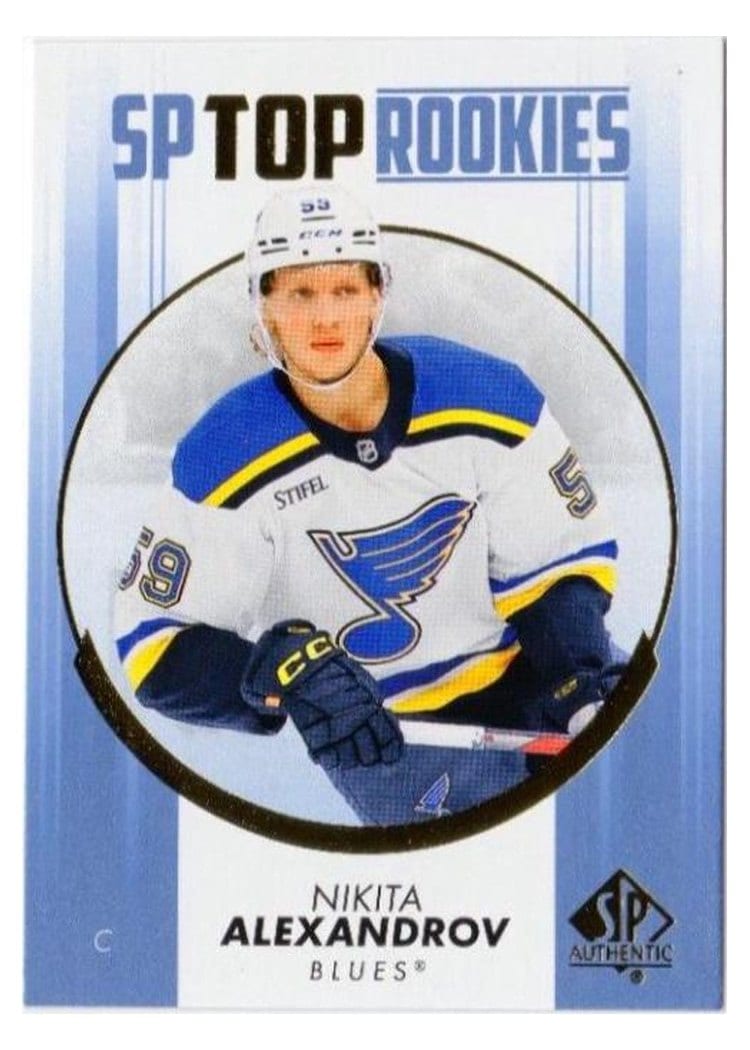2022-23 SP Authentic Top Rookies Nikita Alexandrov #TR-44 card