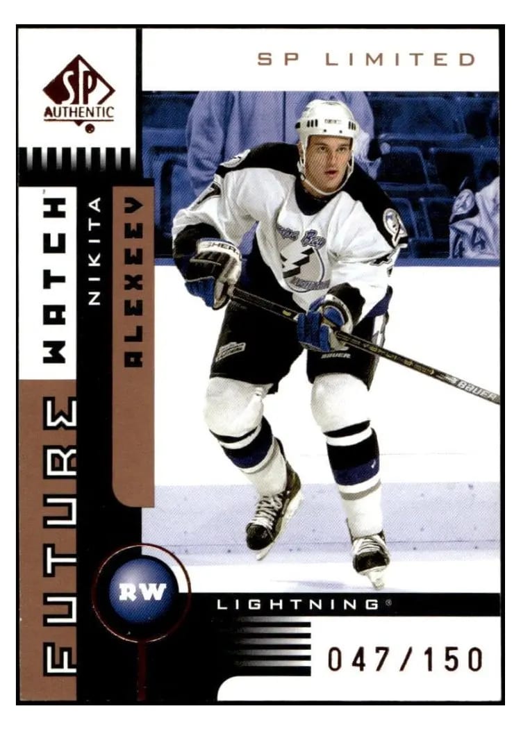 2001 SP Authentic Nikita Alexeev #172 card