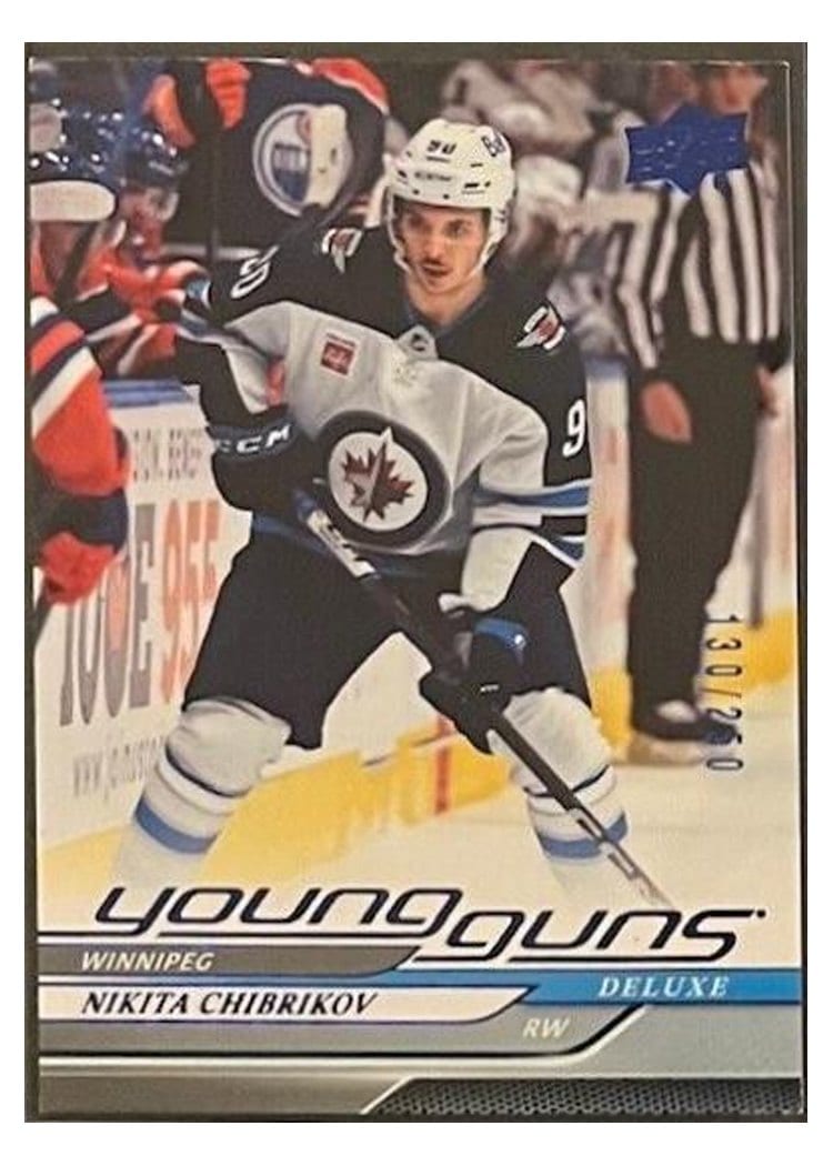 2024-25 Upper Deck Base Set Nikita Chibrikov #245 card