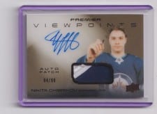 2024-25 Upper Deck Premier Viewpoints Auto Patch Nikita Chibrikov #V-NC card