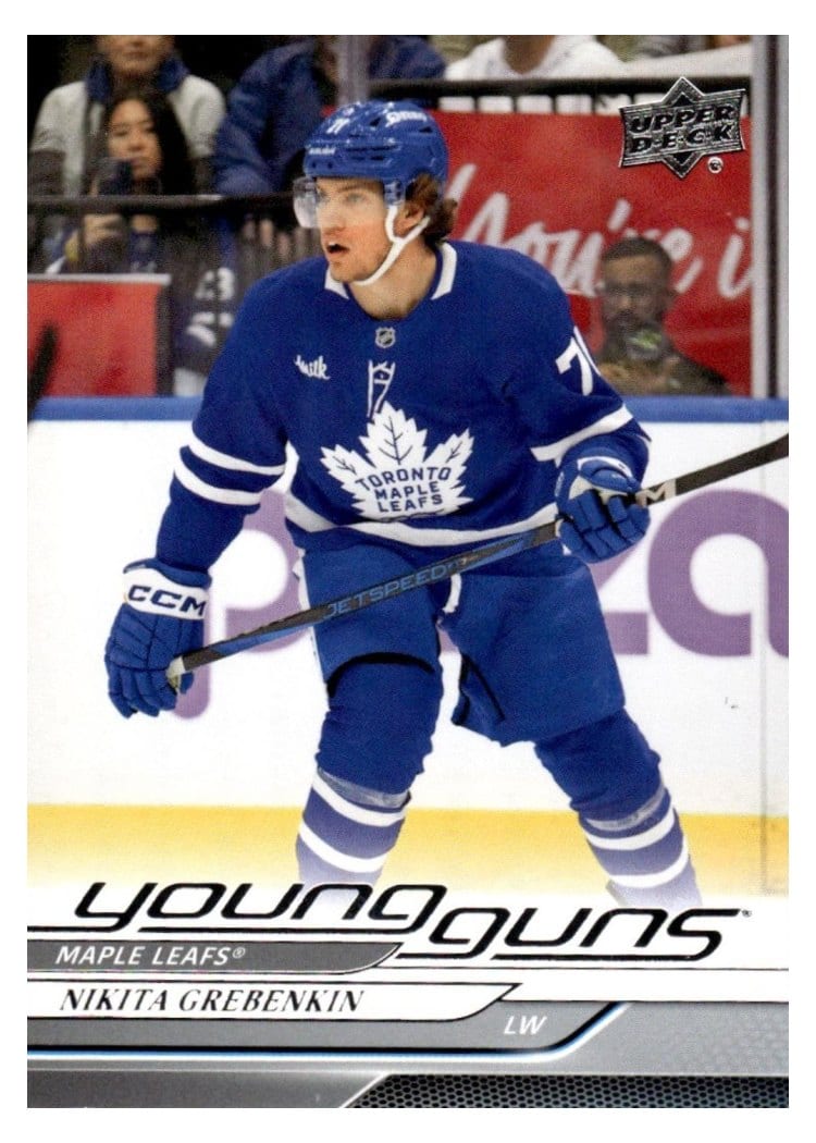 2024-25 Upper Deck Base Set Nikita Grebenkin #714 card