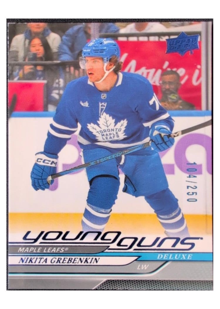 2024-25 Upper Deck Base Set Nikita Grebenkin #714 card