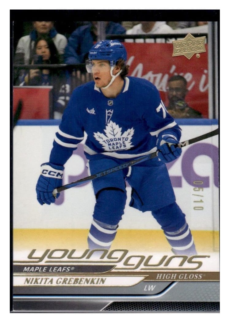 2024-25 Upper Deck Base Set Nikita Grebenkin #714 card