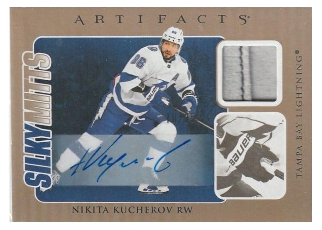 2024-25 Upper Deck Artifacts Silky Mitts Nikita Kucherov #SM-NK card
