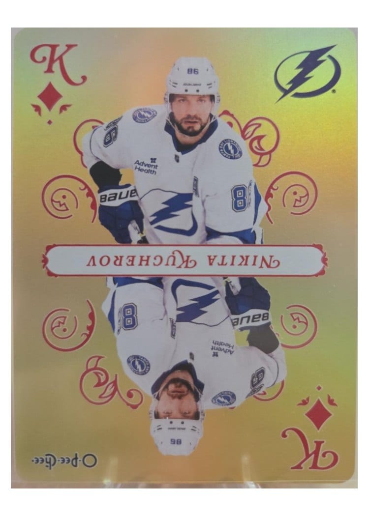 2025-26 O-Pee-Chee Playing Cards Nikita Kucherov #K-DIAMONDS card