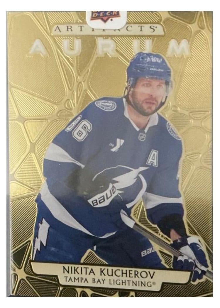 2025-26 Upper Deck Artifacts Aurum Bounty Nikita Kucherov #AB-NK card