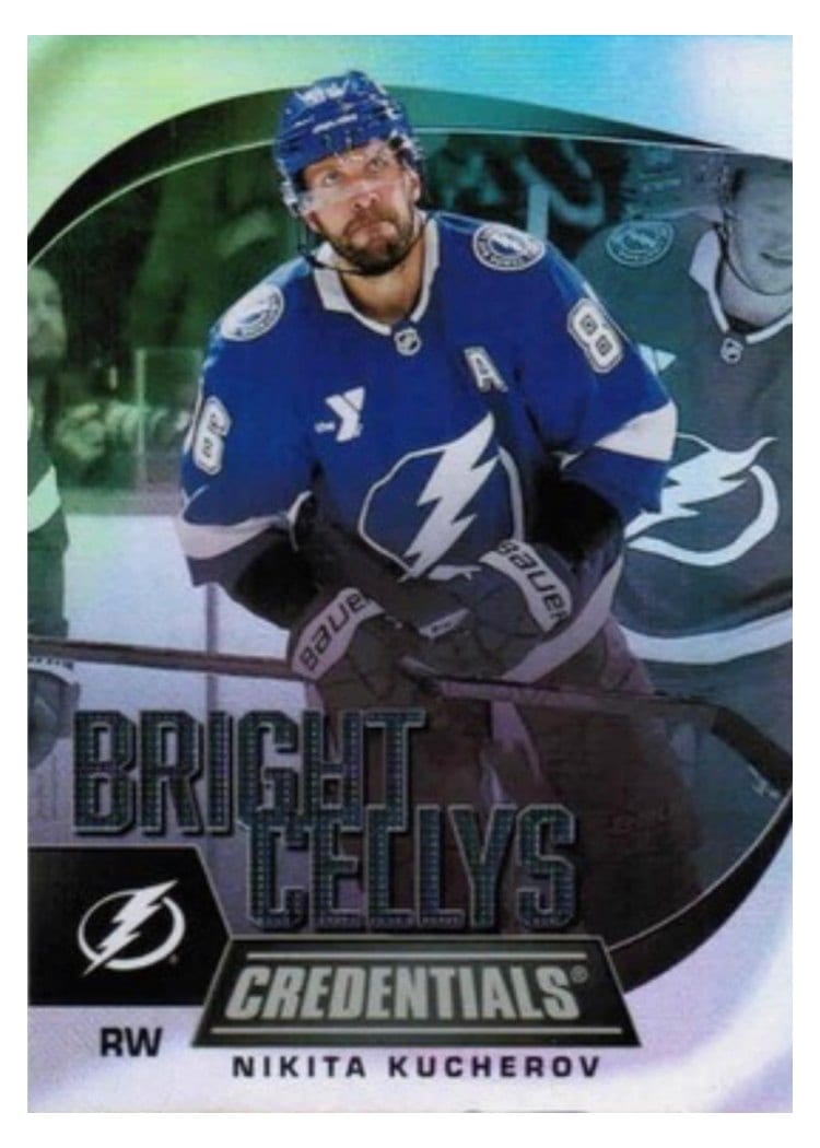 2025-26 Upper Deck Credentials Bright Cellys Nikita Kucherov #BC-5 card