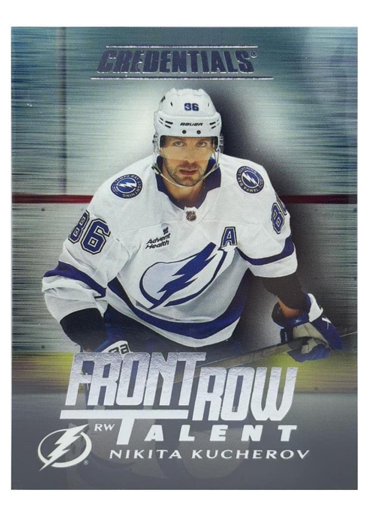 2025-26 Upper Deck Credentials Front Row Talent Nikita Kucherov #FRT-3 card