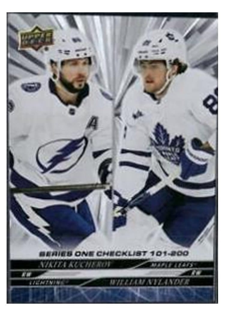 2024-25 Upper Deck Base Set Nikita Kucherov / William Nylander #200 card
