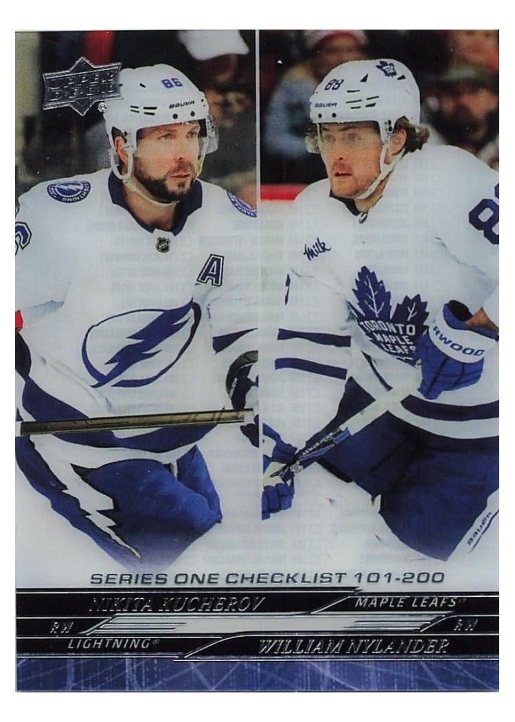 2024-25 Upper Deck Base Set Nikita Kucherov / William Nylander #200 card