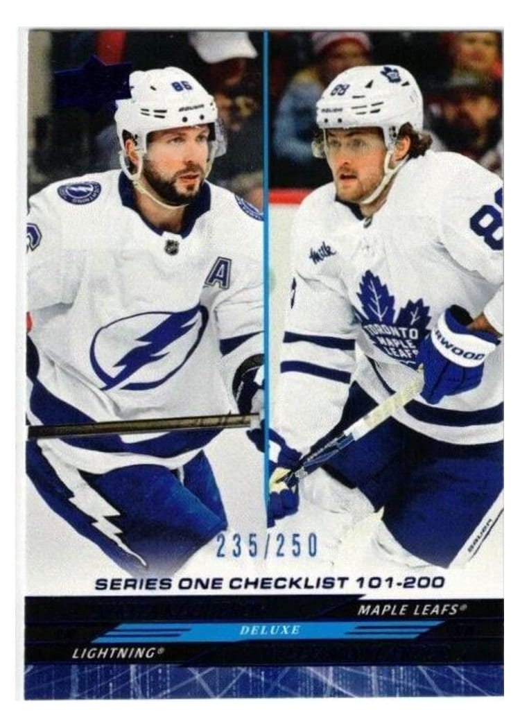 2024-25 Upper Deck Base Set Nikita Kucherov / William Nylander #200 card