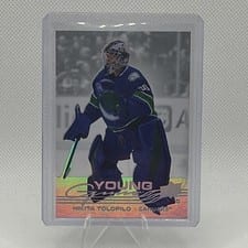 2025-26 Upper Deck Young Guns Acetate Nikita Tolopilo #221 card