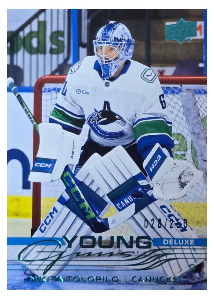 2025 Upper Deck Nikita Tolopilo #221 card