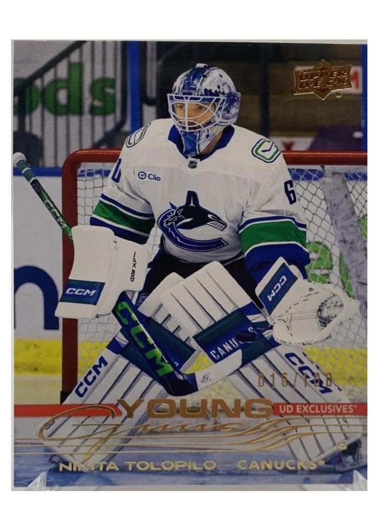2025 Upper Deck Nikita Tolopilo #221 card