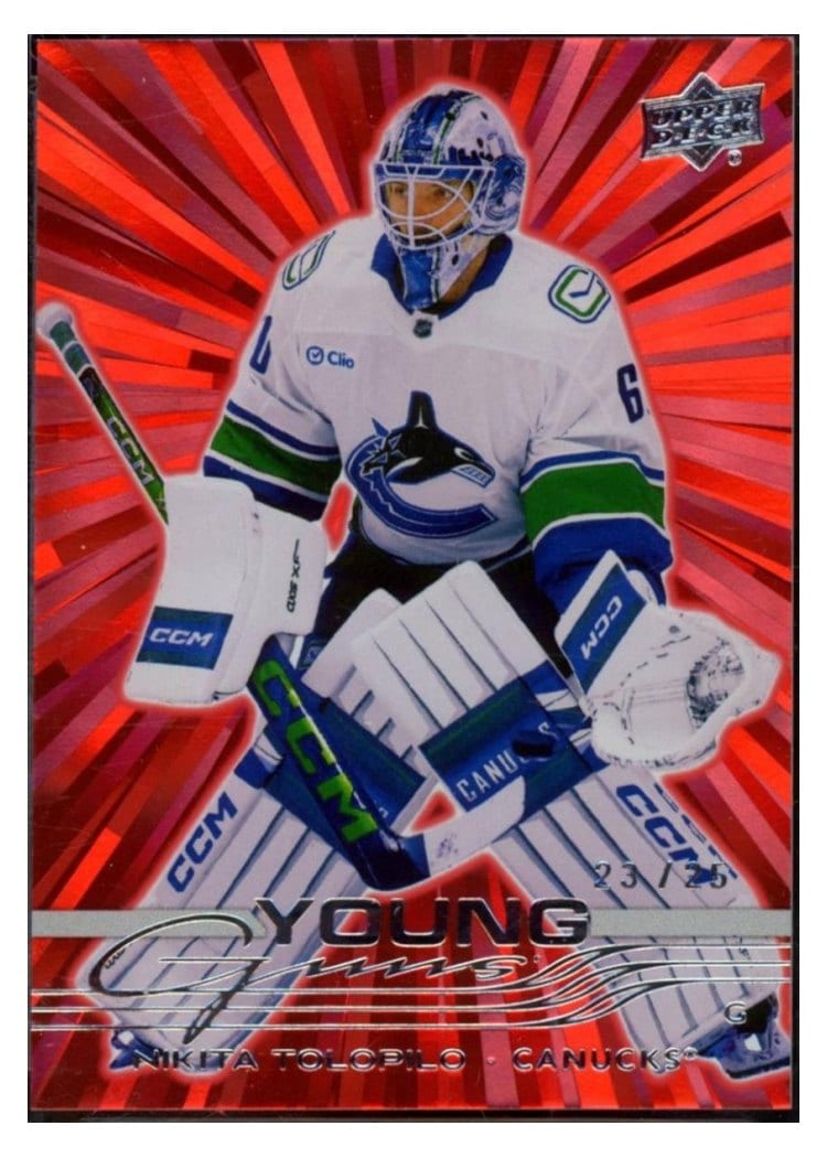2025 Upper Deck Nikita Tolopilo #221 card