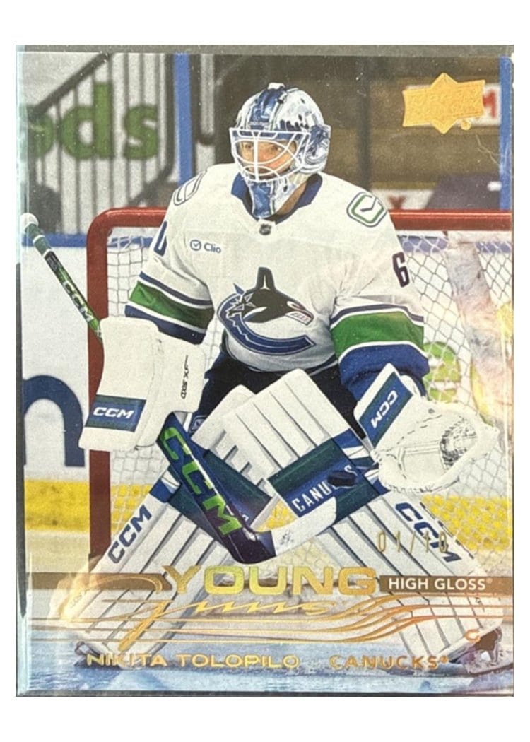 2025 Upper Deck Nikita Tolopilo #221 card