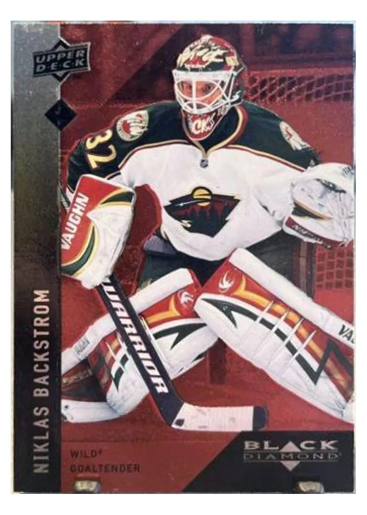 2009 Upper Deck Black Diamond Niklas Backstrom #48 card