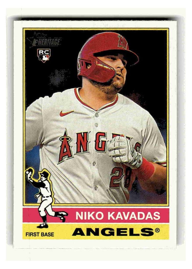 2025 Topps Heritage Base Set Niko Kavadas #320 card