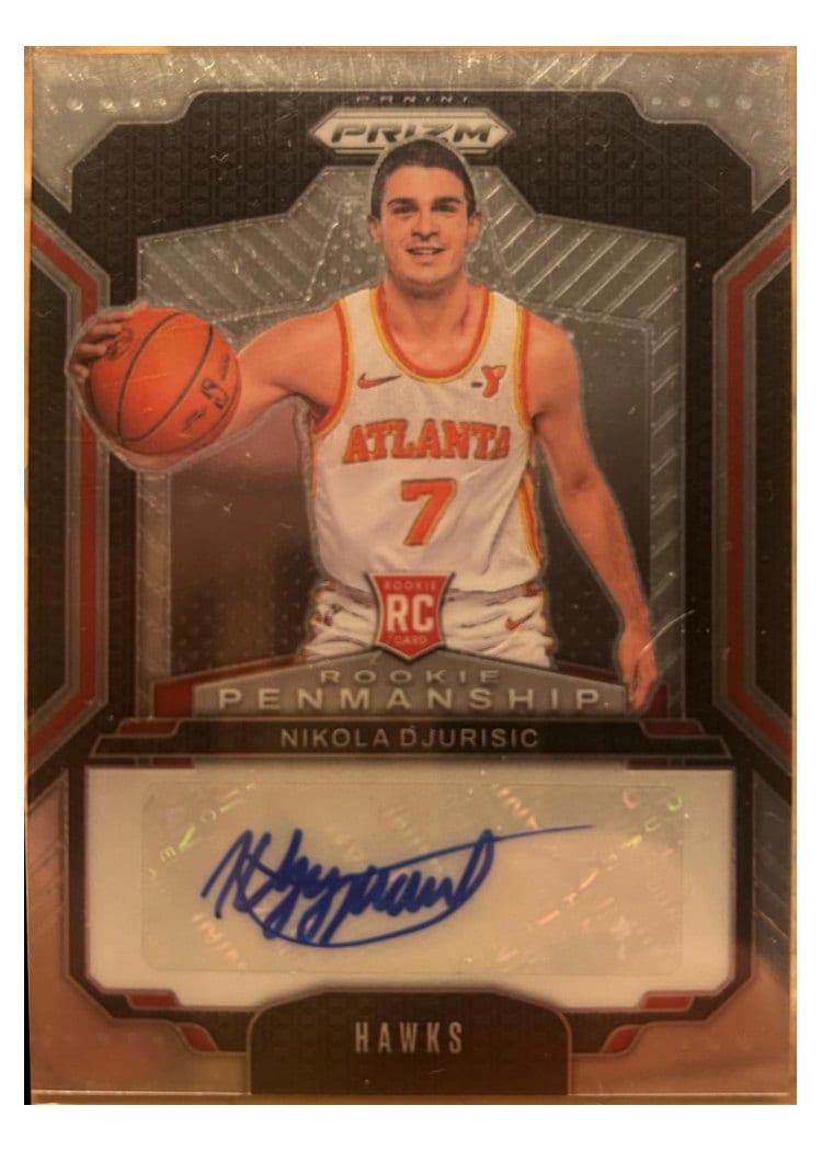 2024-25 Panini Prizm Rookie Penmanship Nikola Durisic #RPE-NDJ card